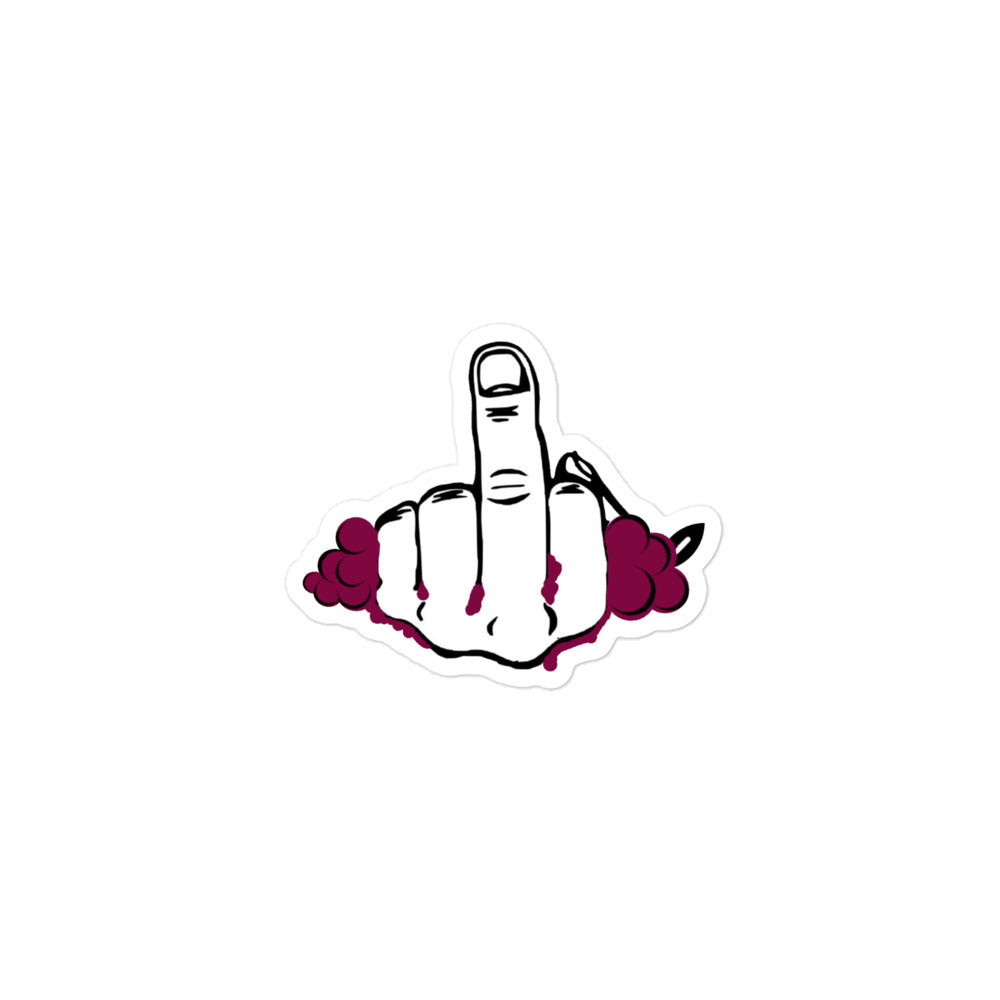 FU Grape Smash Sticker