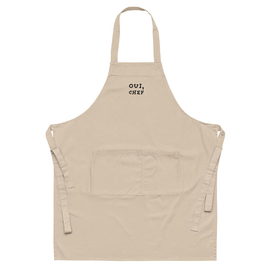 Oui, Chef Organic cotton apron