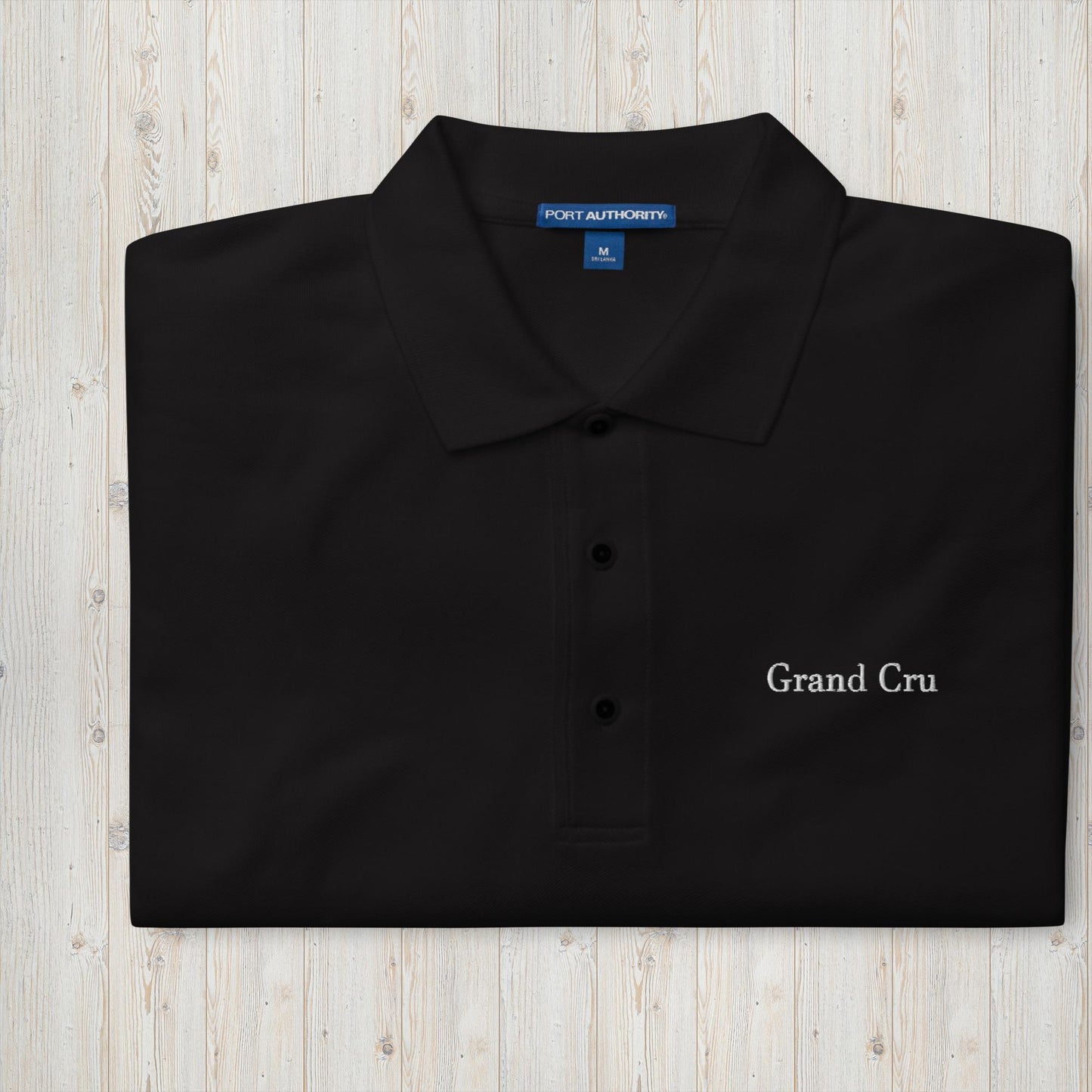 Grand Cru Embroidered Men's Premium Polo