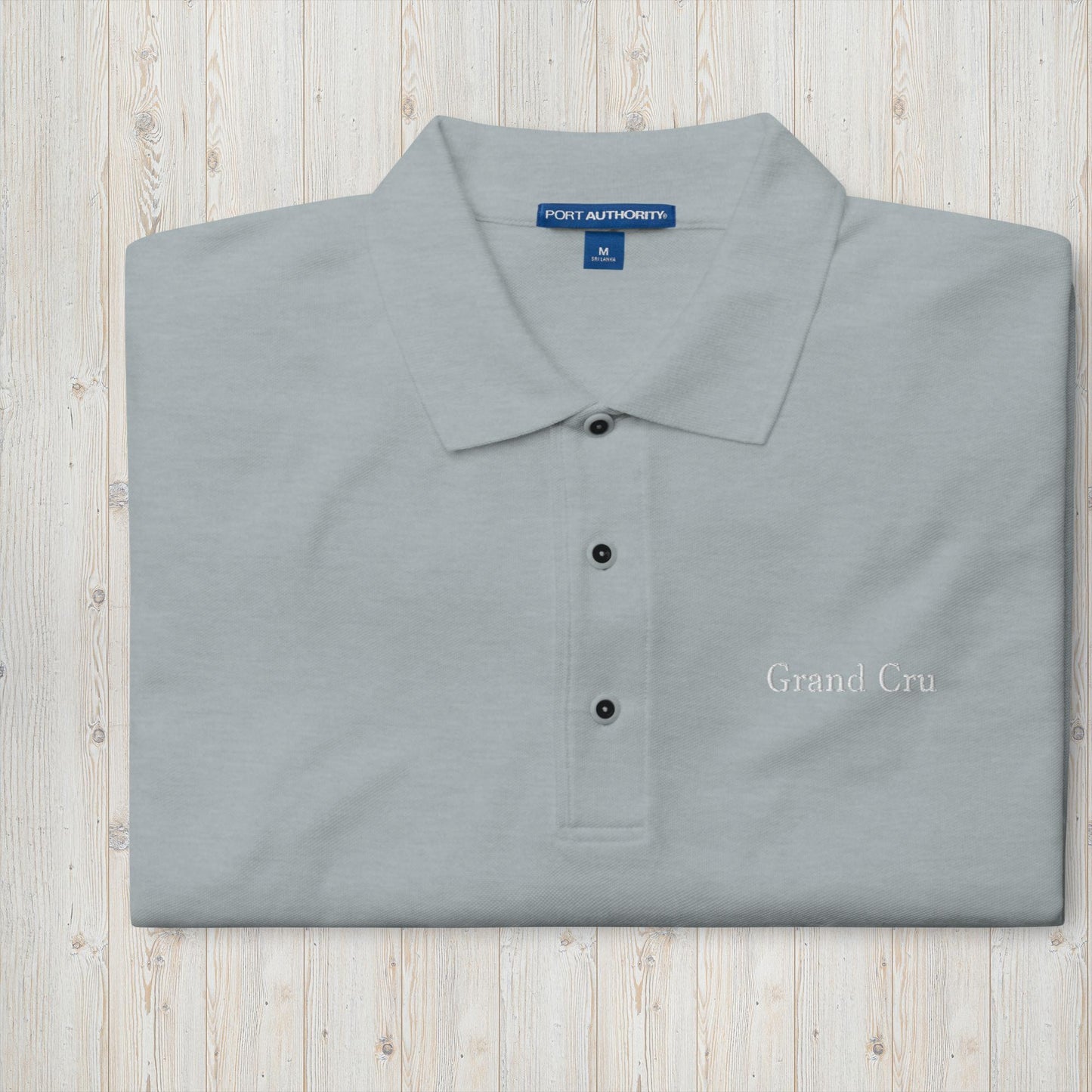 Grand Cru Embroidered Men's Premium Polo