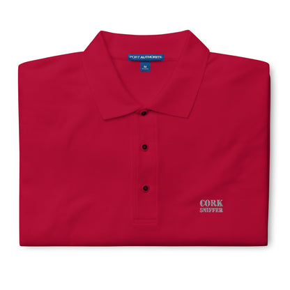 Cork Sniffer Embroidered Men's Premium Polo