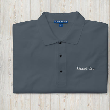 Grand Cru Embroidered Men's Premium Polo