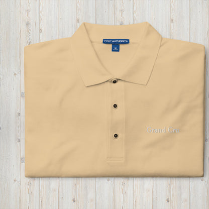 Grand Cru Embroidered Men's Premium Polo