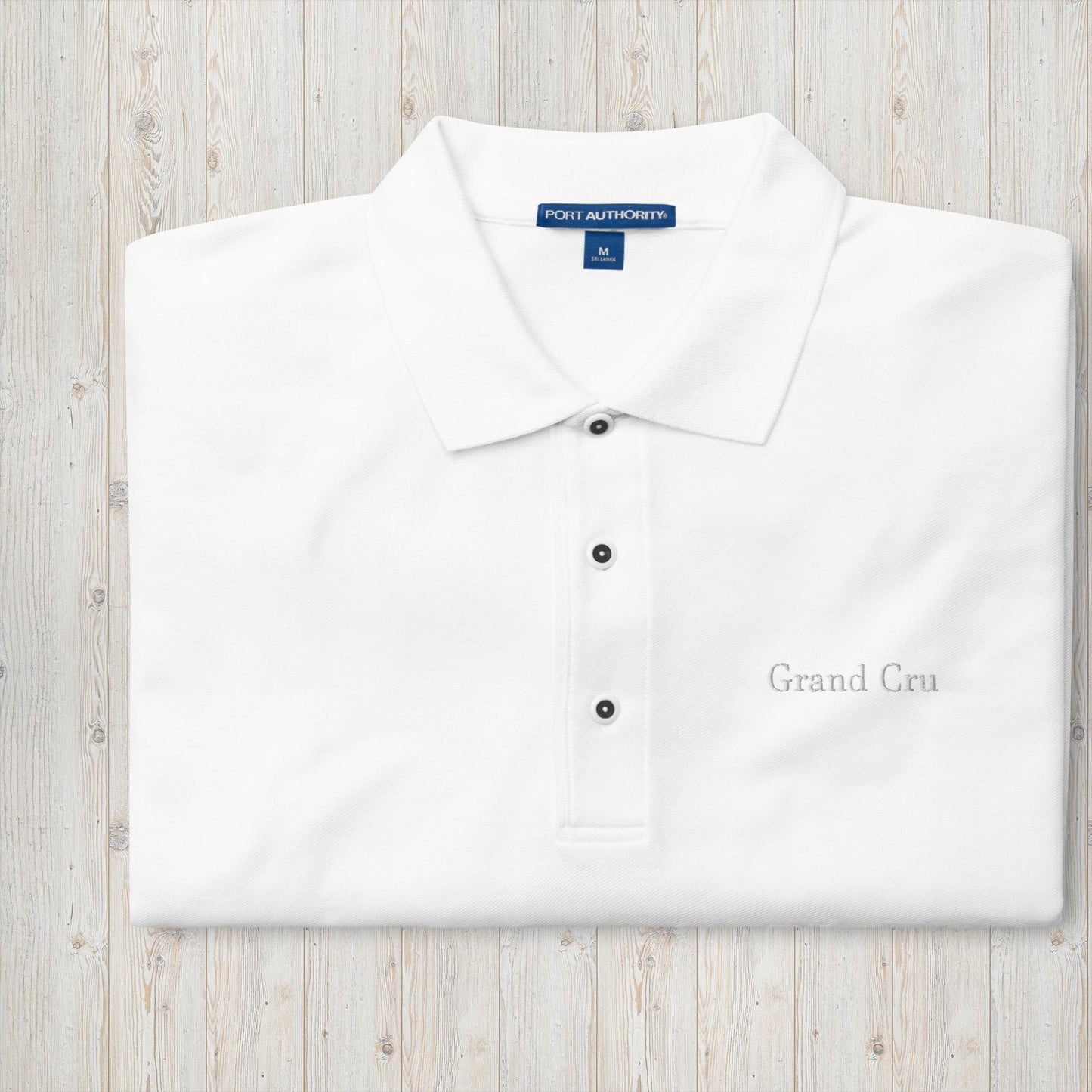 Grand Cru Embroidered Men's Premium Polo