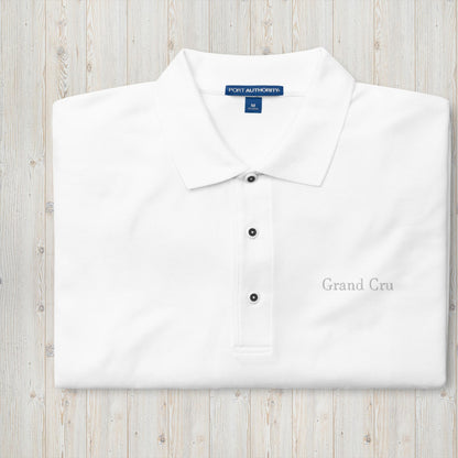 Grand Cru Embroidered Men's Premium Polo