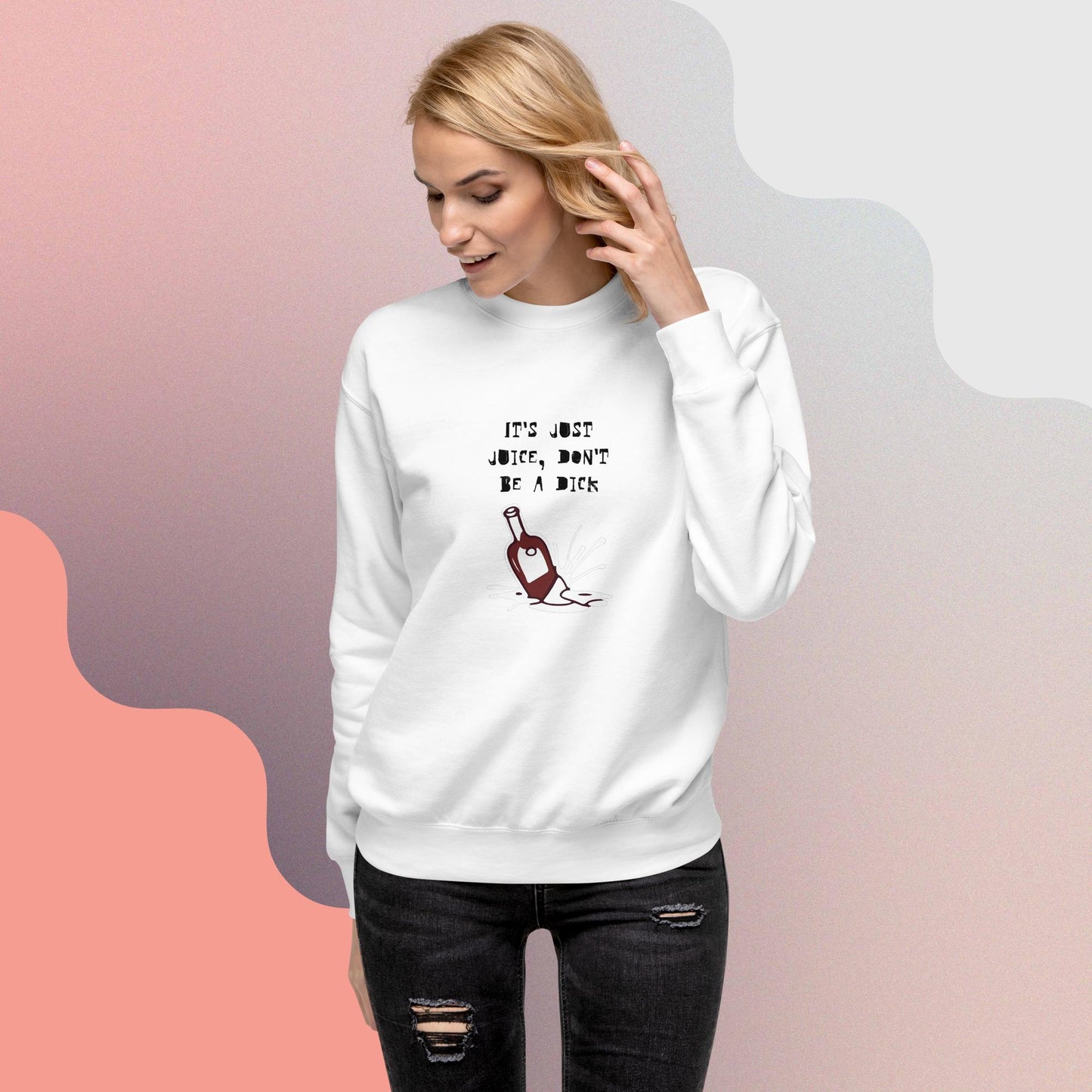 Don't be a Dick Unisex Premium Sweatshirt