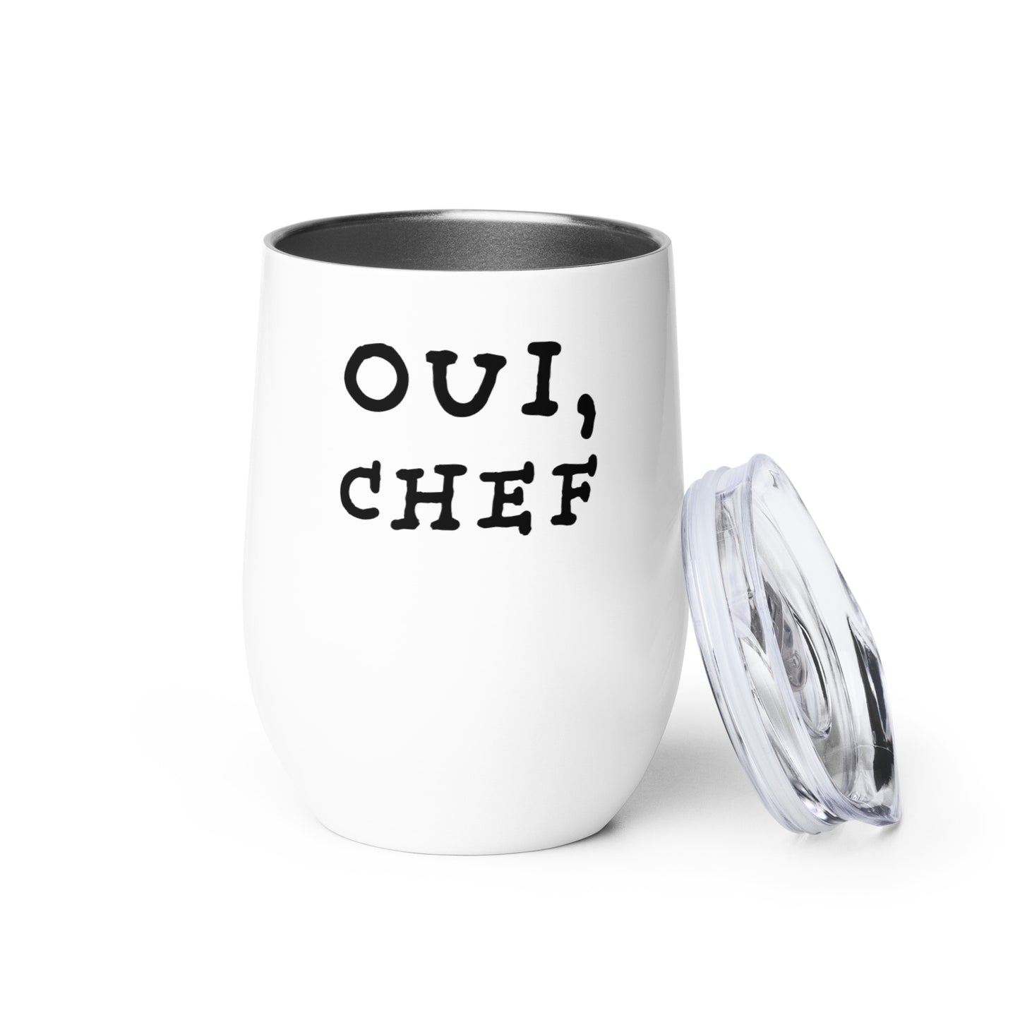 Oui, Chef Wine tumbler