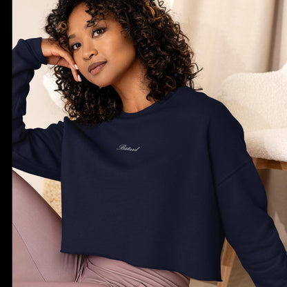 Batard Embroidered Crop Sweatshirt