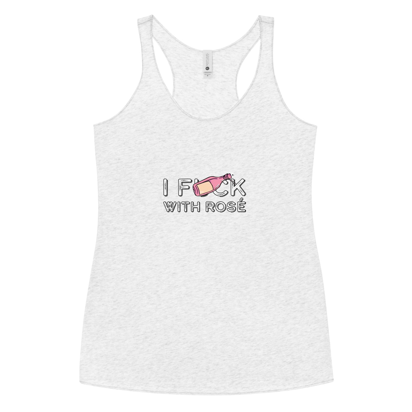 I fuck with Rose Women's Racerback Tank