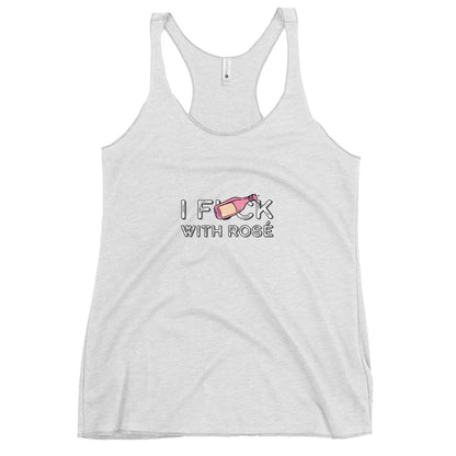 I fuck with Rose Women's Racerback Tank