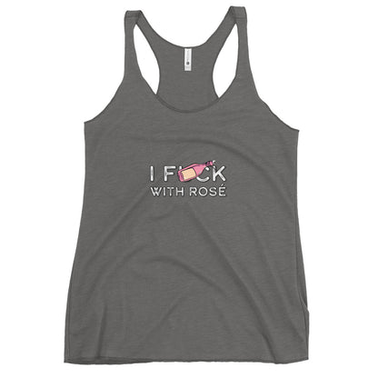 I fuck with Rose Women's Racerback Tank