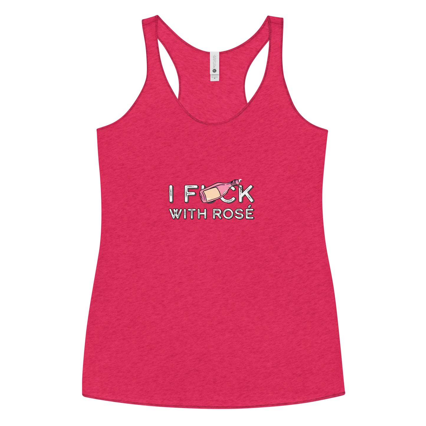 I fuck with Rose Women's Racerback Tank